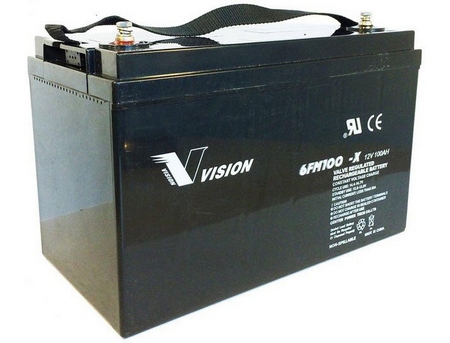Аккумулятор Vision 12V 100Ah
